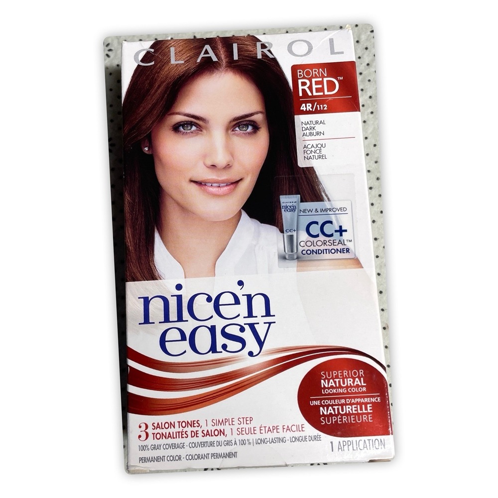 Clairol Nice'n Easy Permanent Hair Color, Born‎ Red 4R/112